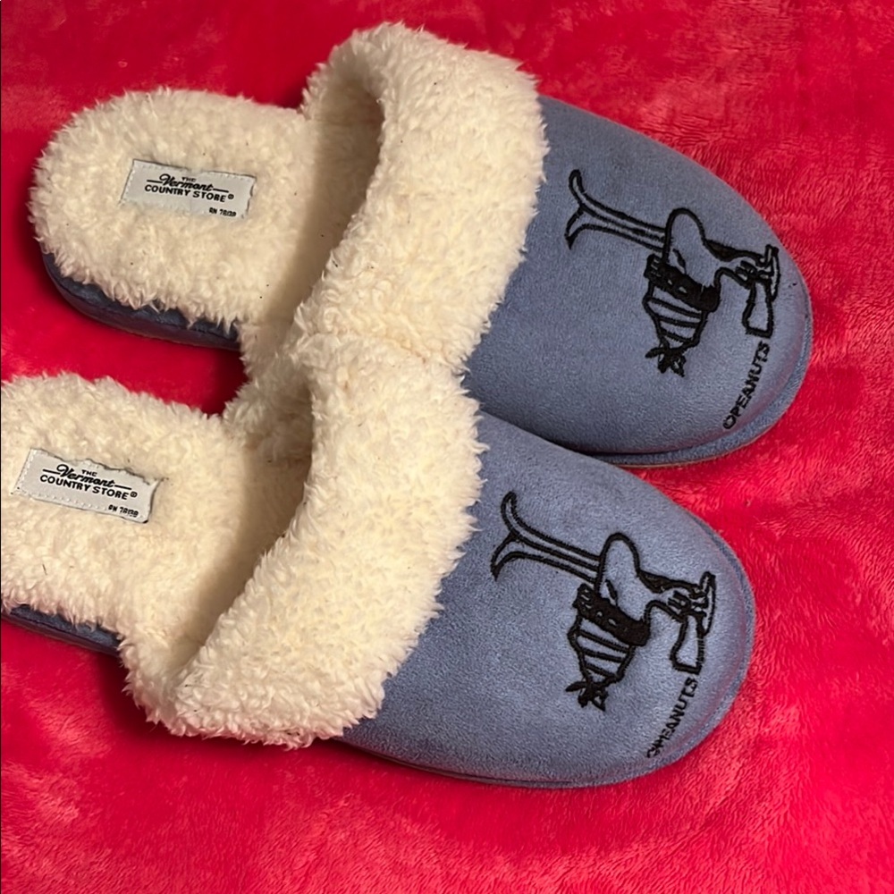 RARE Woodstock Slippers from Vermont Country Store szXL